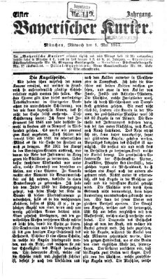 Bayerischer Kurier Mittwoch 1. Mai 1867