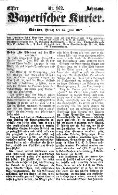 Bayerischer Kurier Freitag 14. Juni 1867