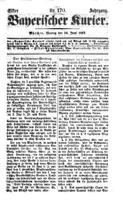 Bayerischer Kurier Montag 24. Juni 1867