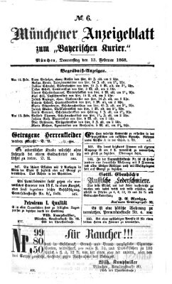 Bayerischer Kurier Donnerstag 13. Februar 1868