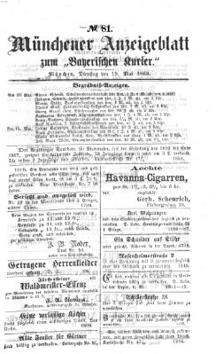 Bayerischer Kurier Dienstag 19. Mai 1868