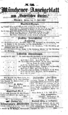 Bayerischer Kurier Freitag 10. Juli 1868