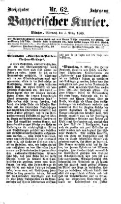 Bayerischer Kurier Mittwoch 3. März 1869