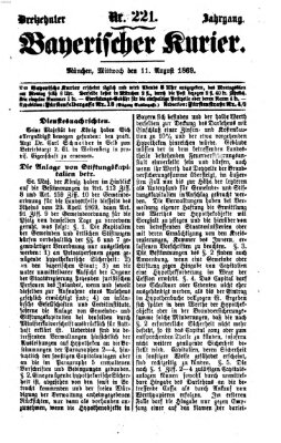 Bayerischer Kurier Mittwoch 11. August 1869