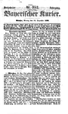 Bayerischer Kurier Montag 20. Dezember 1869