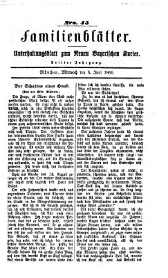 Neuer bayerischer Kurier für Stadt und Land Mittwoch 6. Juni 1866