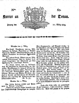 Kourier an der Donau (Donau-Zeitung) Freitag 12. März 1813