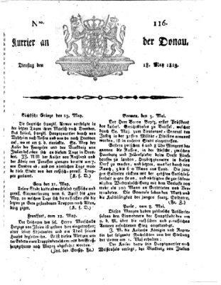 Kourier an der Donau (Donau-Zeitung) Dienstag 18. Mai 1813