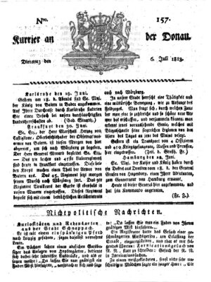 Kourier an der Donau (Donau-Zeitung) Dienstag 6. Juli 1813