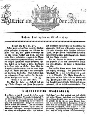 Kourier an der Donau (Donau-Zeitung) Freitag 22. Oktober 1813