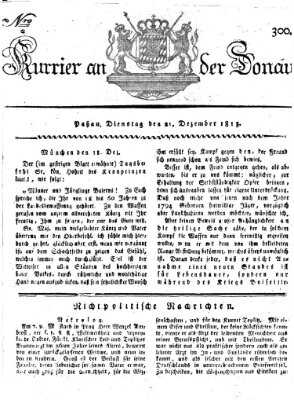 Kourier an der Donau (Donau-Zeitung) Dienstag 21. Dezember 1813