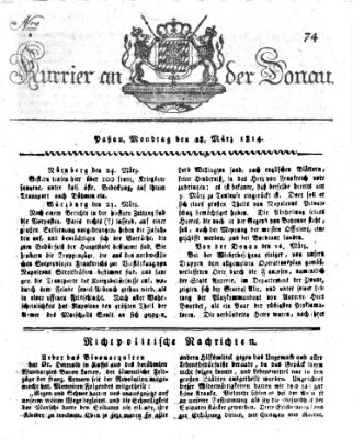 Kourier an der Donau (Donau-Zeitung) Montag 28. März 1814