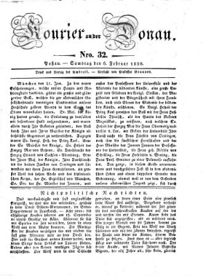 Kourier an der Donau (Donau-Zeitung) Samstag 6. Februar 1830