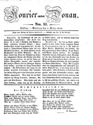 Kourier an der Donau (Donau-Zeitung) Montag 1. März 1830