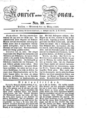 Kourier an der Donau (Donau-Zeitung) Mittwoch 10. März 1830