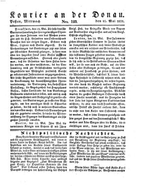 Kourier an der Donau (Donau-Zeitung) Mittwoch 25. Mai 1831