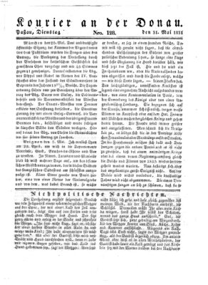Kourier an der Donau (Donau-Zeitung) Dienstag 31. Mai 1831
