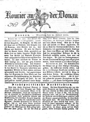 Kourier an der Donau (Donau-Zeitung) Montag 30. Januar 1832