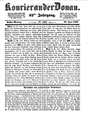 Kourier an der Donau (Donau-Zeitung) Montag 20. Juni 1842