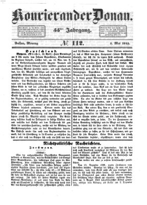 Kourier an der Donau (Donau-Zeitung) Montag 5. Mai 1845