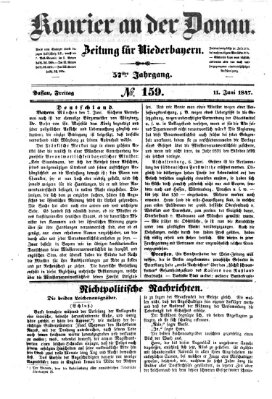 Kourier an der Donau (Donau-Zeitung) Freitag 11. Juni 1847