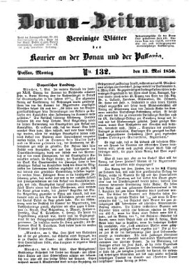Donau-Zeitung Montag 13. Mai 1850