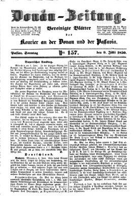 Donau-Zeitung Sonntag 9. Juni 1850