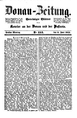 Donau-Zeitung Montag 6. Juni 1853