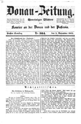 Donau-Zeitung Samstag 5. November 1853