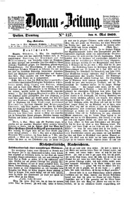 Donau-Zeitung Dienstag 8. Mai 1860