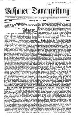 Donau-Zeitung Montag 30. Juni 1862