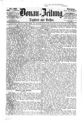 Donau-Zeitung Dienstag 12. August 1862
