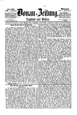Donau-Zeitung Mittwoch 1. Oktober 1862