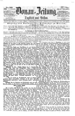 Donau-Zeitung Montag 17. November 1862