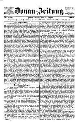 Donau-Zeitung Dienstag 18. August 1863