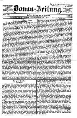 Donau-Zeitung Freitag 5. Februar 1864