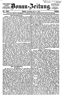 Donau-Zeitung Samstag 9. Juli 1864
