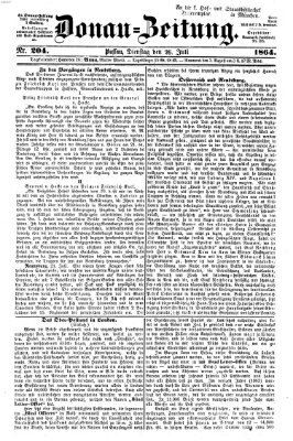 Donau-Zeitung Dienstag 26. Juli 1864