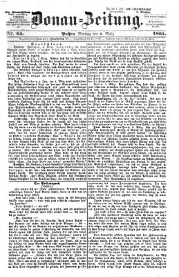 Donau-Zeitung Montag 6. März 1865