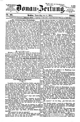 Donau-Zeitung Donnerstag 8. März 1866