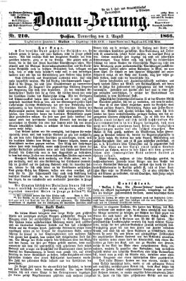 Donau-Zeitung Donnerstag 2. August 1866