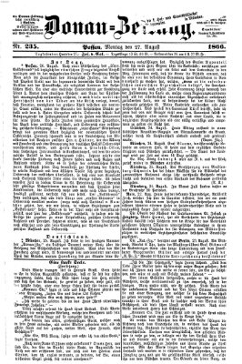 Donau-Zeitung Montag 27. August 1866