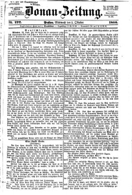 Donau-Zeitung Mittwoch 3. Oktober 1866