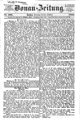 Donau-Zeitung Sonntag 28. Oktober 1866