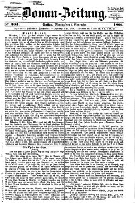 Donau-Zeitung Montag 5. November 1866