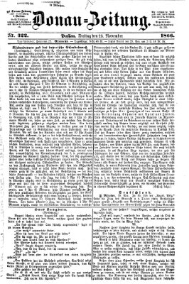 Donau-Zeitung Freitag 23. November 1866