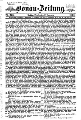 Donau-Zeitung Dienstag 27. November 1866