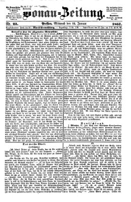 Donau-Zeitung Mittwoch 23. Januar 1867
