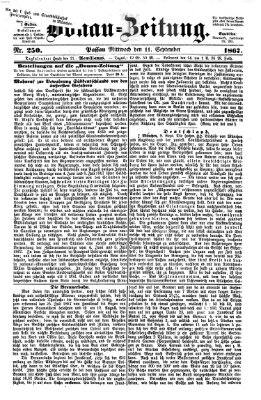Donau-Zeitung Mittwoch 11. September 1867