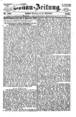 Donau-Zeitung Sonntag 22. September 1867
